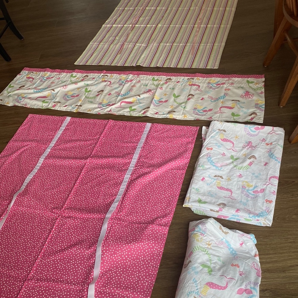 Mermaid Sheets & Curtains